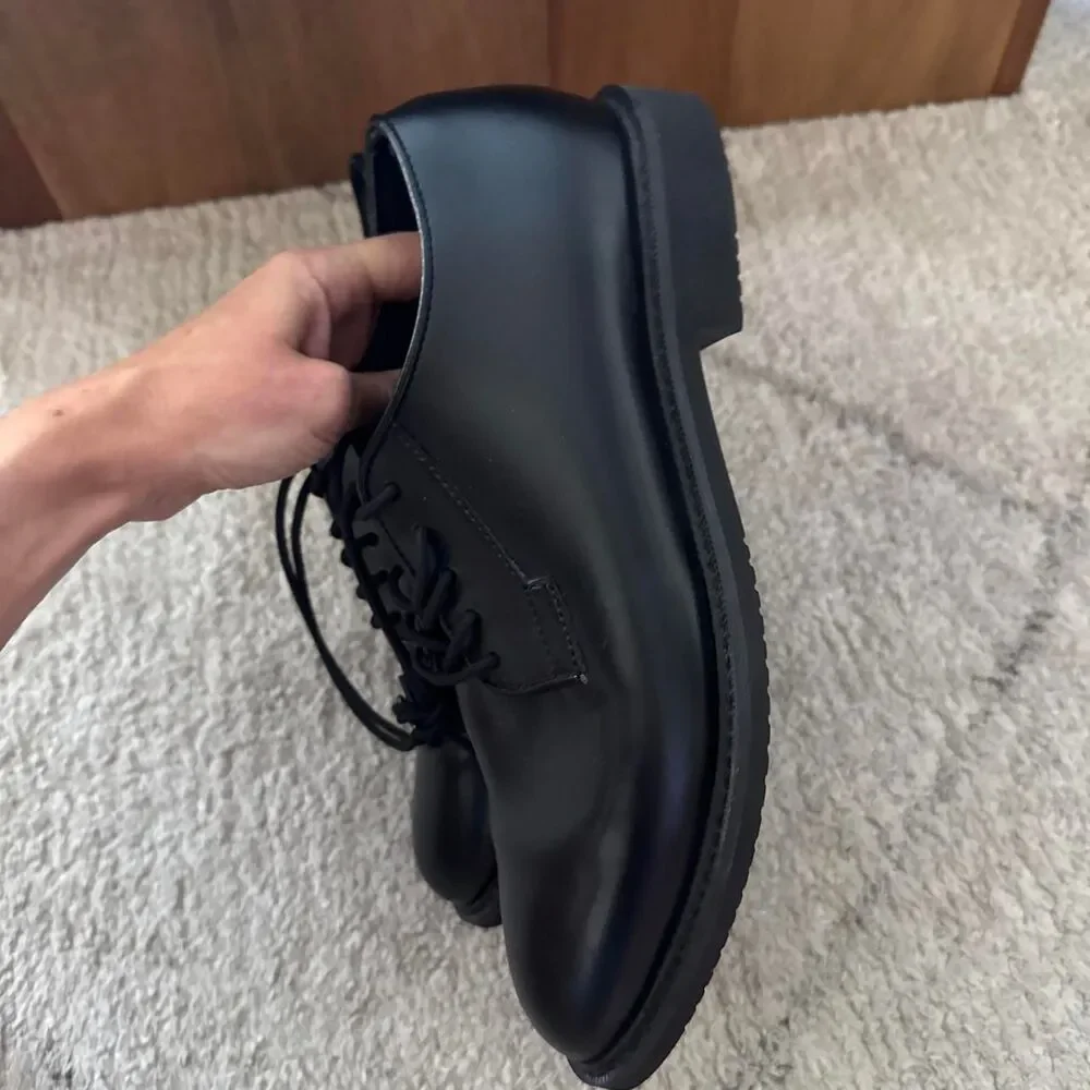 Bates Men's Black Oxfords